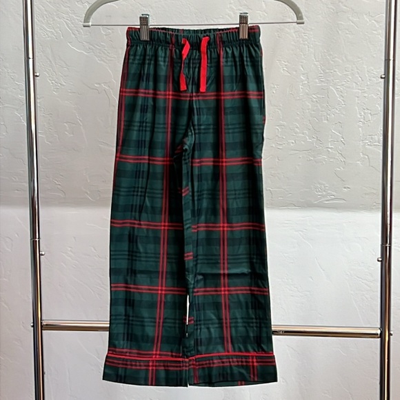 New Girl o Boy Size 6 Hearth & Hand Red & Green Plaid Holiday Pajama 2PC Set - Picture 3 of 4